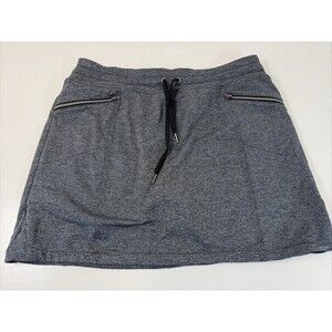 Tangerine Womens Athletic Activewear Skort Drawstring Zip Pocket XL